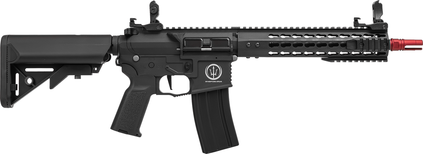Rifle Airsoft Rossi AR15 Neptune 10 Short Elet 6mm - Kit Completo