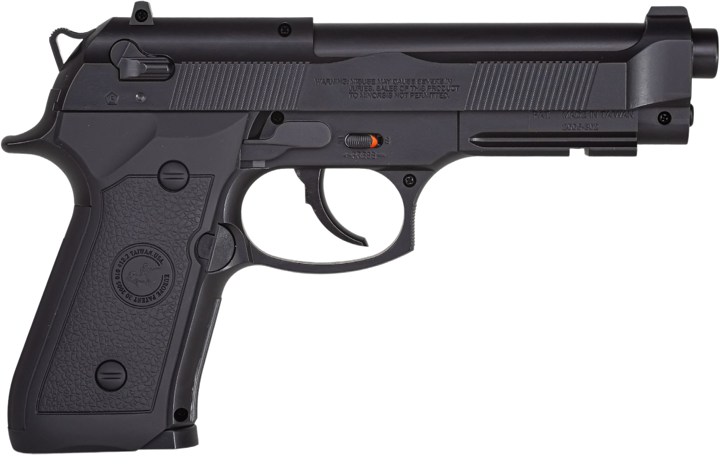 Pistola de Pressão Rossi M9 PT92 CO2 4,5mm