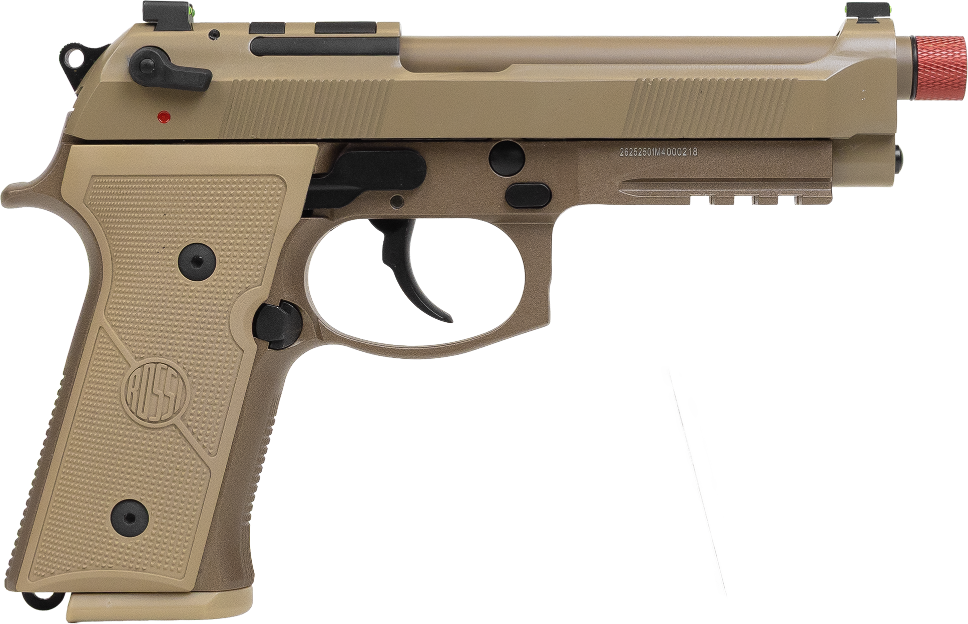 Pistola Airsoft Rossi M9A4 TAN GBB 6mm