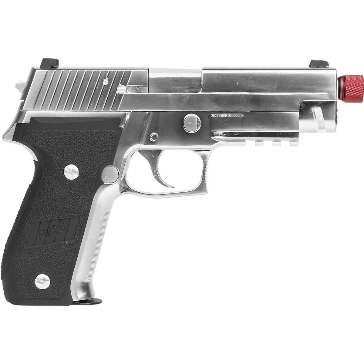 Pistola Airsoft Rossi P226 Silver GBB 6mm