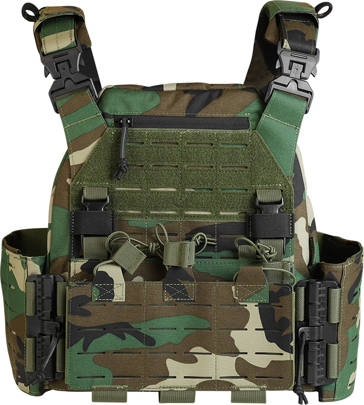 Colete Tático Modular PCR ROSSI Woodland