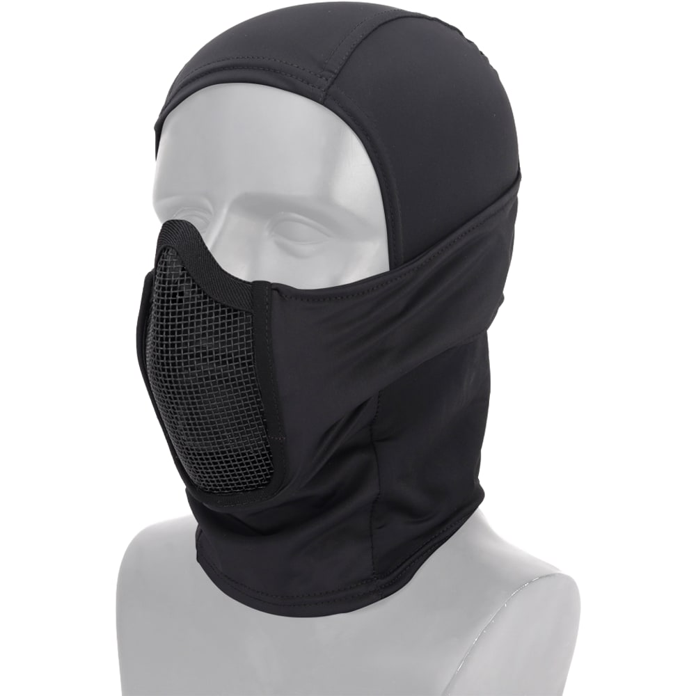 Balaclava com Tela Frontal ROSSI Preta